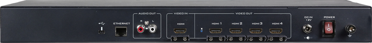 四路 HDMI输出，分辨率高达 1920x1200