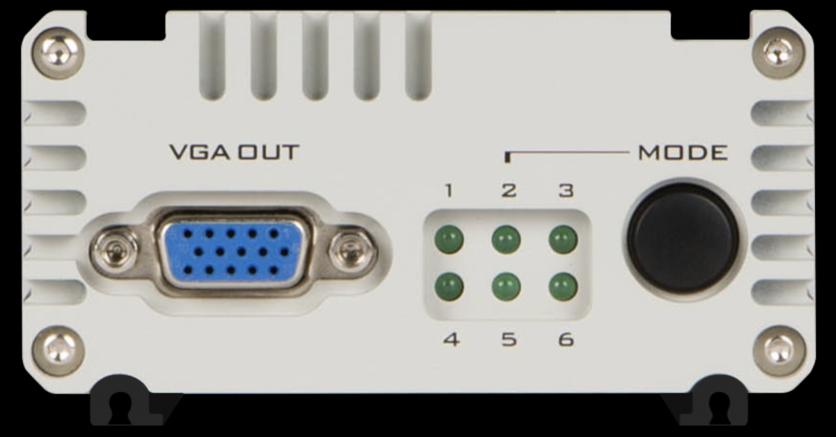 DAC-60支持 3G/HD/SD-SDI输入转换成 VGA输出